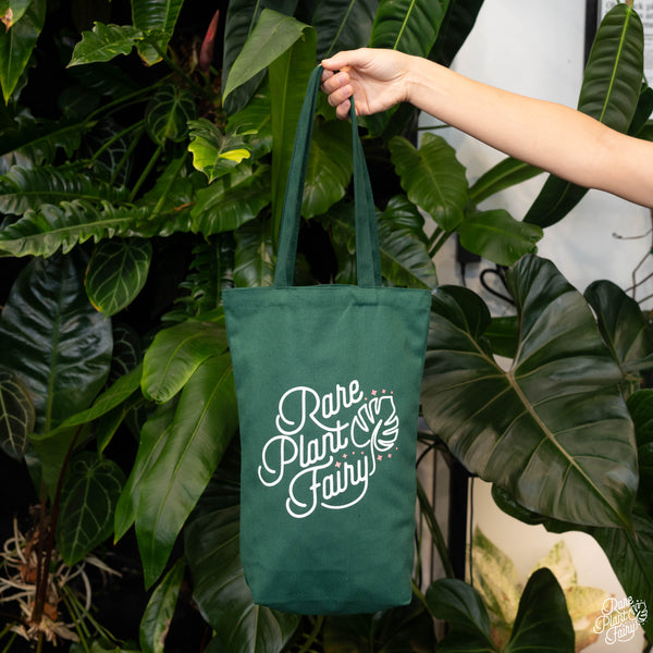 Rare Plant Fairy ® Canvas Tote Bag (Green)